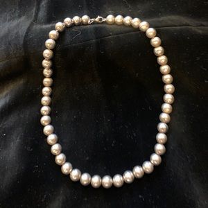 Sterling silver ball necklace by Tiffany's & Co